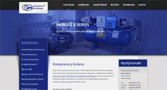 Desktop Screenshot of kompresorykolena.cz